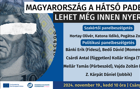 Meghívó: Magyarország a hátsó padban – lehet még innen nyerni?