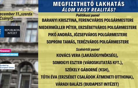 Beszámoló: Megfizethető lakhatás - álom vagy realitás?